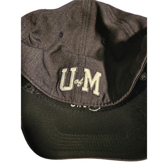 Top of the World Michigan U of M Gray Wool Baseball Hat Cap - Picture 5 of 9